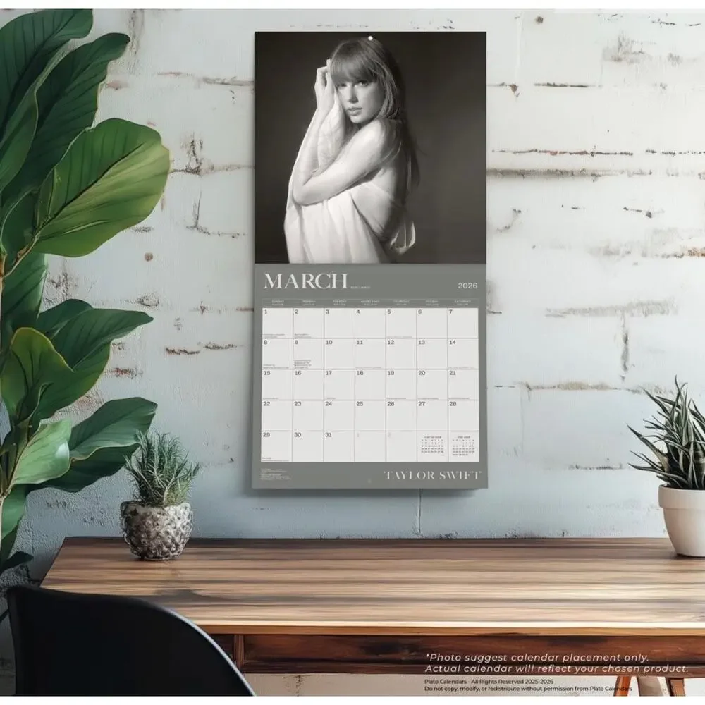 Taylor Swift OFFICIAL | 2026 12 x 24 Inch (Hanging) Monthly Wall Calendar